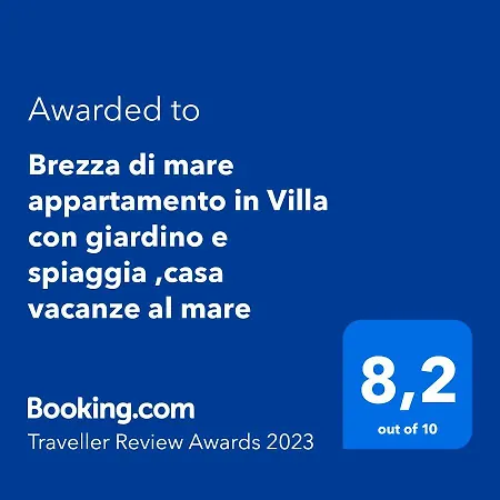 Brezza Di Mare In Con Giardino E ,casa Vacanze Al Mare Villa *