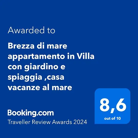 Brezza Di Mare In Con Giardino E ,casa Vacanze Al Mare Villa